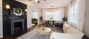 Quiet Midtown Retreat • 5 Mins to Hospitals • Fast WiFi • Extended Stays