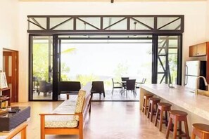 Interior - Pura Uvita - Whale's tail ocean view, modern home (Osa)