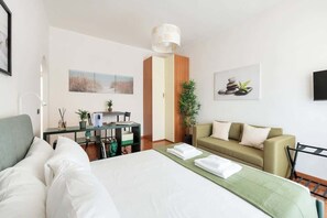 1 多间卧室、熨斗/熨衣板、免费 WiFi、床单