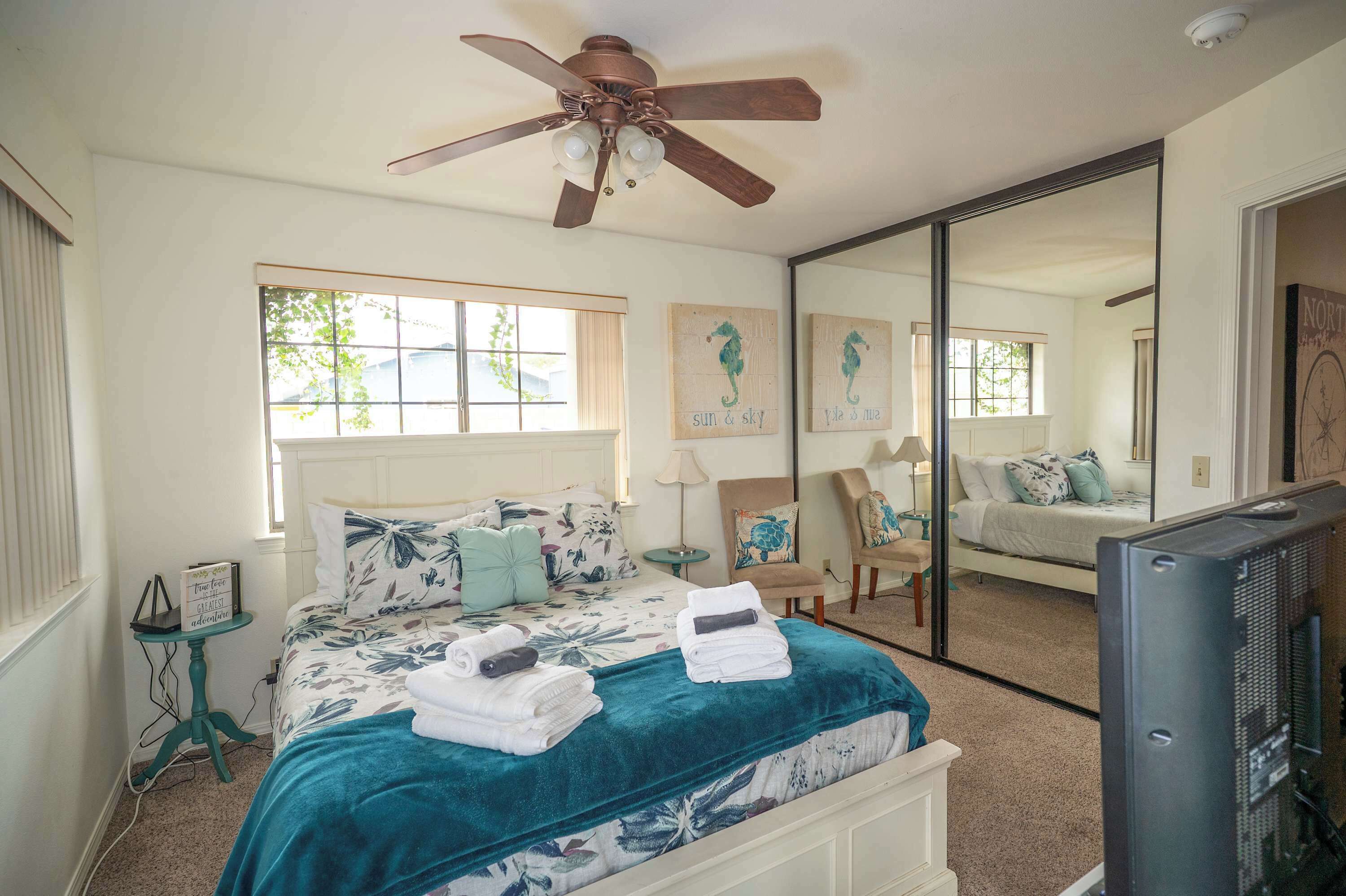 3 soverom, strykejern/-brett, reiseseng for barn og wi-fi