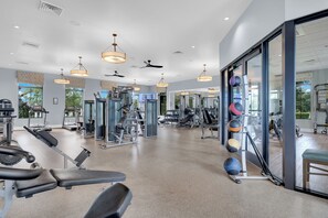 Gym - Nine Bedroom Vacation Home ChampionsGate (Davenport)