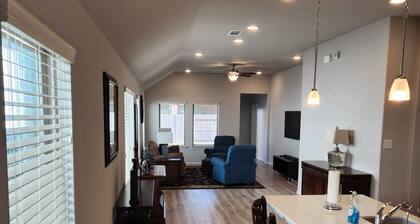 Peaceful two bedroom home for families looking for a comfortable space to stay.