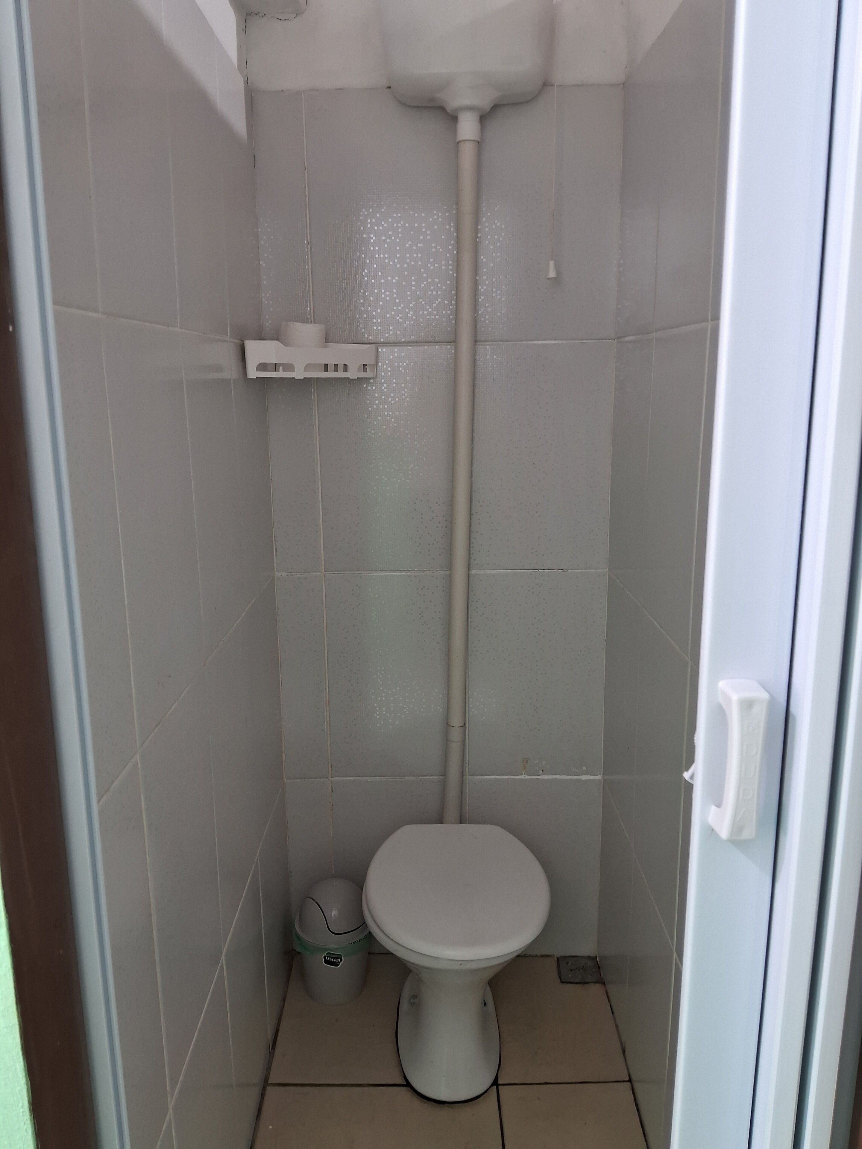 Dusj, såpe og toalettpapir