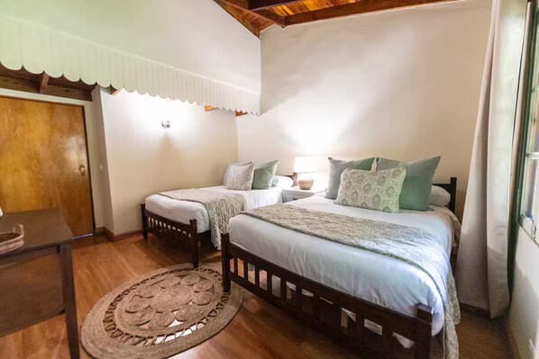 3 habitaciones, wifi y ropa de cama 