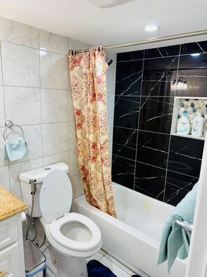 Bidet, towels, soap, toilet paper - Perfect house for peaceful leaving in Glen Oaks, Queens (Glen oaks)