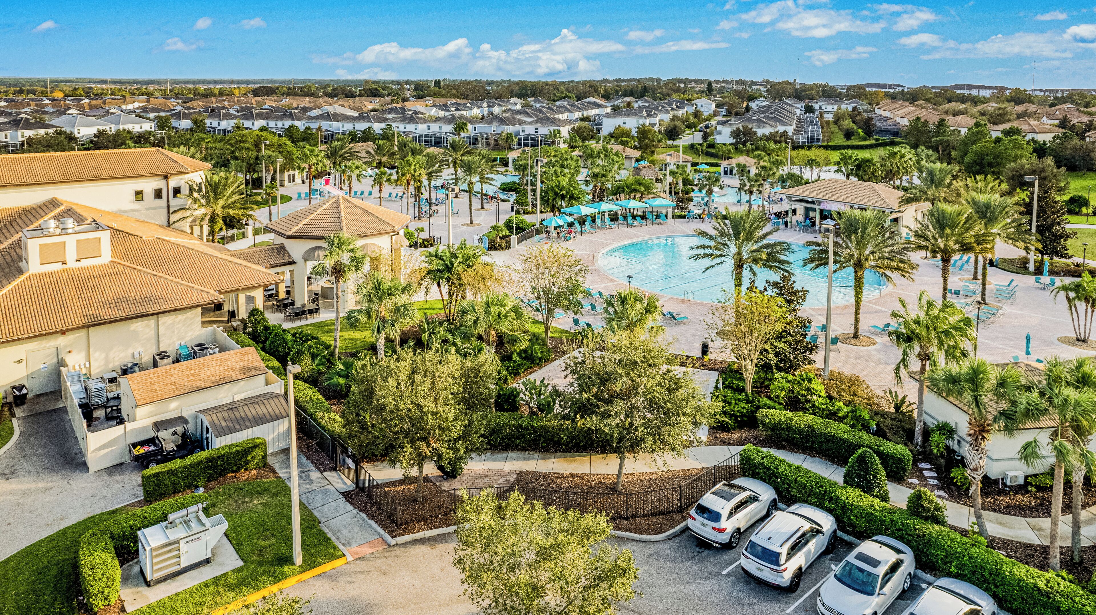 Udsigt over resort