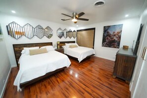 4 habitaciones, wifi y ropa de cama 