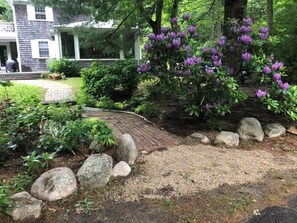 Property grounds - lovely Lambert's Cove home,  walking to beach and two swimming ponds. (West Tisbury)
