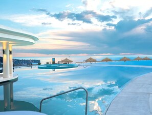 Una piscina climatizada