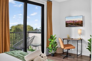 1 chambre, bureau, Wi-Fi, literie fournie