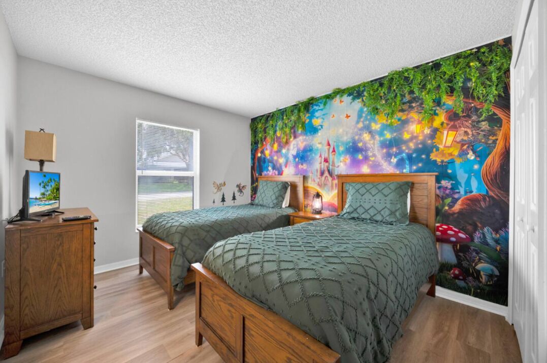 Habitación con temática infantil