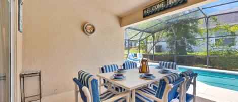 Maison, 4 chambres, piscine privée | Terrasse/Patio