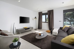 Living area - Villa Fasana 4 - luxury apartment with sea view and whirlpool, for 7 persons. (Fažana)
