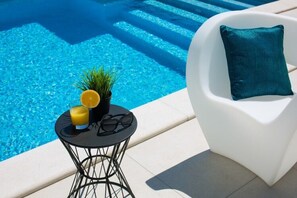 Pool - Villa Fasana 3 - luxury apartment with sea view and private pool for 6 persons. (Fažana)