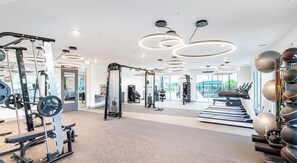 Fitness facility - Landing | Stunning 1BD, Pool, Gym (Indianapolis)
