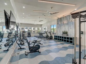 Fitness facility - Landing | Stylish 1BD, Clubhouse, Pool (Conroe)