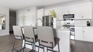 Fridge, dining tables - Landing | Stunning 1BD, Pool (Tice)