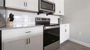 Fridge, dining tables - Landing | Incredible 1BD, Pool (Tice)