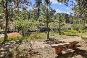 Property grounds - Estes Park Getaway | Walk to Coffee | Private Hot Tub| Minutes from RMNP (Estes Park)