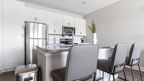 Fridge, dining tables - Landing | Incredible 1BD, Pool (Tice)
