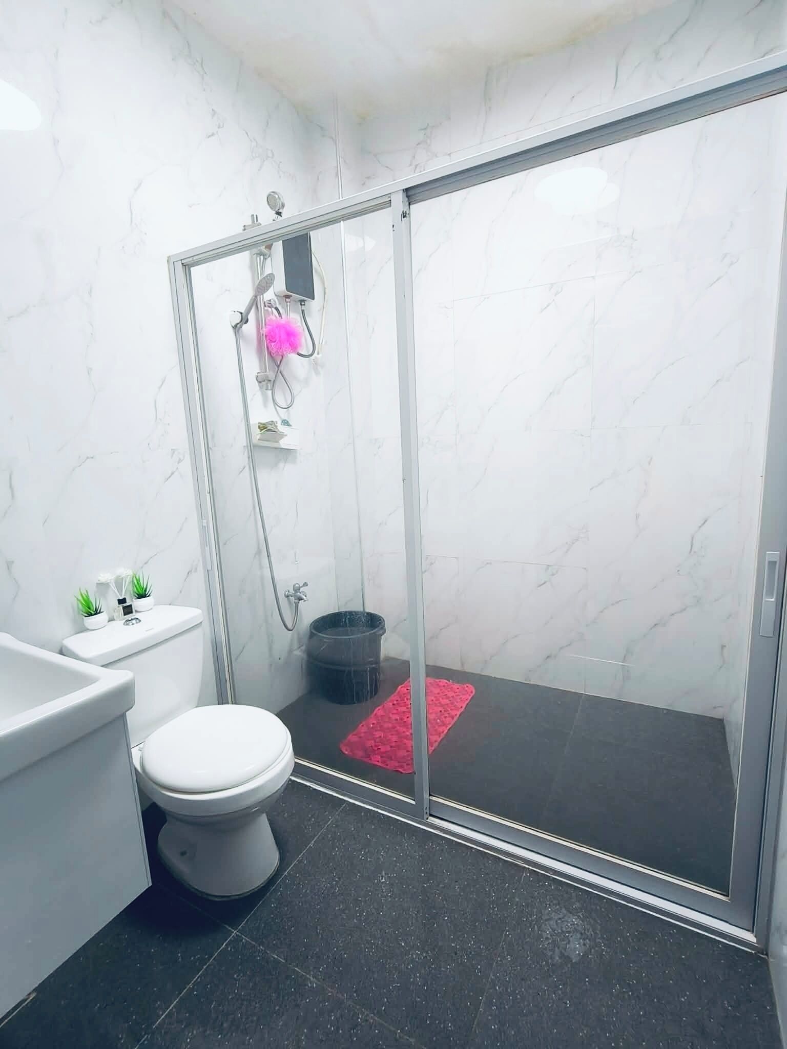 Ferienhaus, 4 Schlafzimmer, Raucher, Balkon | Badezimmer