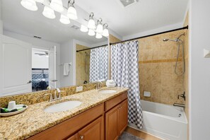 Shower, towels - Bright & Breezy Disney Escape | Pool | BBQ (Kissimmee)