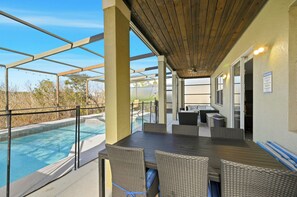 Outdoor dining - Ultimate Playhouse | Pool, W/D & Game Room (Davenport)