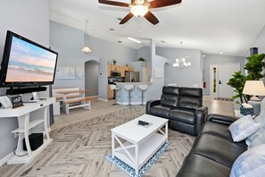 Smart TV, table football - Vibrant 4BR Disney Area Home w/ Pool & Games (Kissimmee)