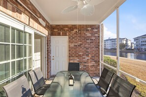 Outdoor dining - Coastal Golf Getaway in Myrtle Beach | Magnolia Pointe Magnolia Lake 4827-103 (Myrtle Beach)