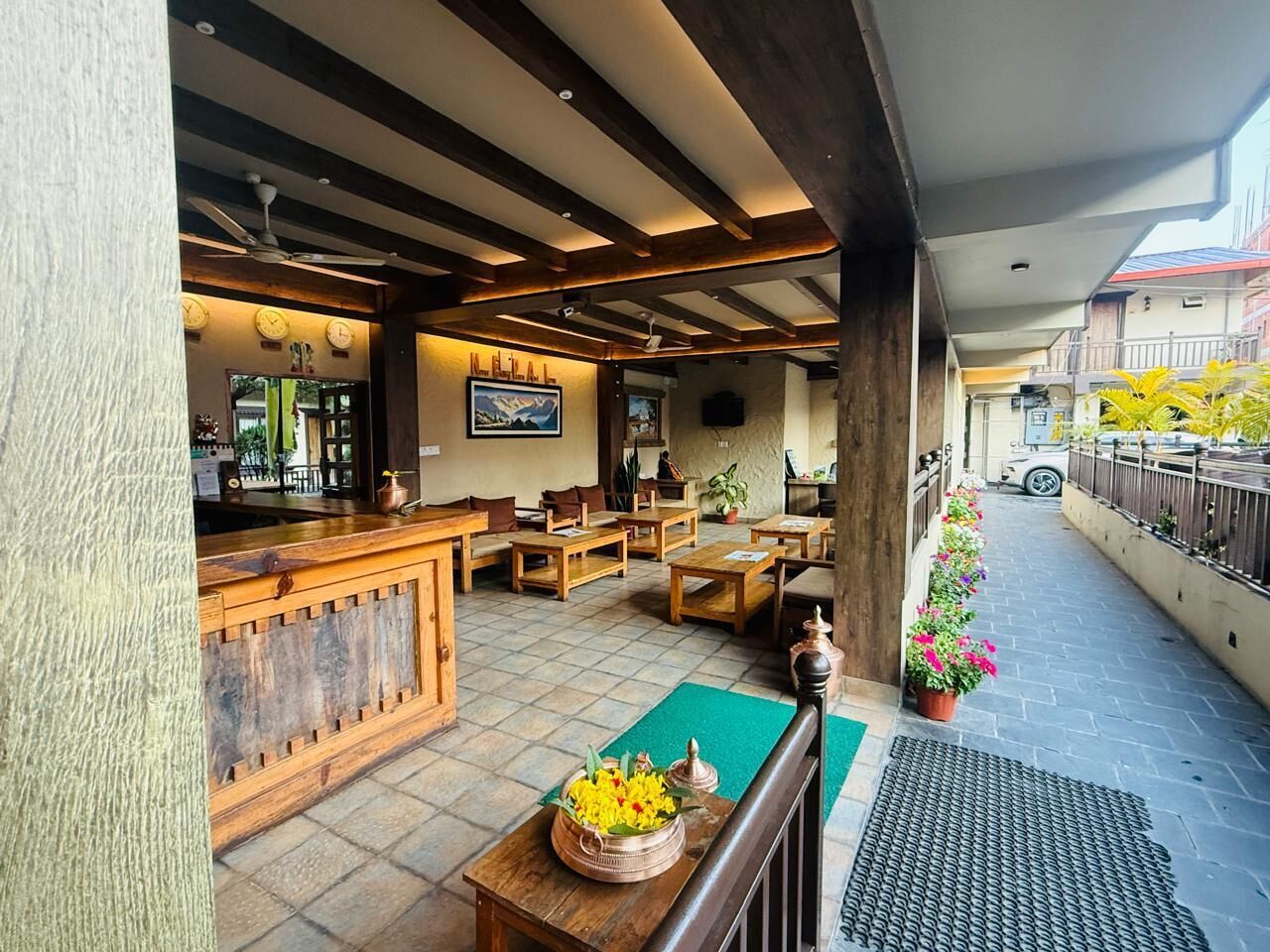 Enceinte de l’hébergement