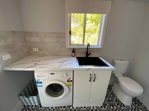 House, 3 Bedrooms, Smoking | Laundry - Central 1940s Bendigo Home Hamptons Heritage Reno (Bendigo)