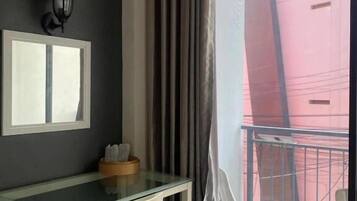 Basic Double Room, Balcony, City View