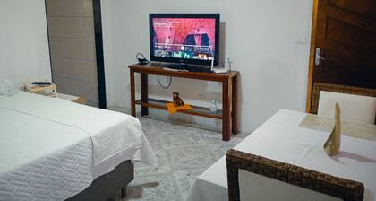 Cozy house with a private space on the lower level of the two-story house with a kitchen.