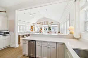 Fridge, microwave, oven, stovetop - Seagrove~ Private Heated Pool | Sleeps 20 | Close to Beach | Bikes (Seagrove)
