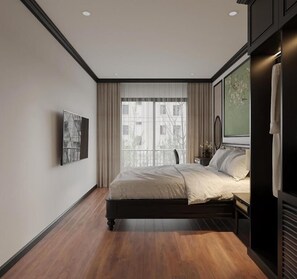 Laptop workspace, blackout curtains, soundproofing, iron/ironing board - Charming Moon Hotel (Hoan Kiem)