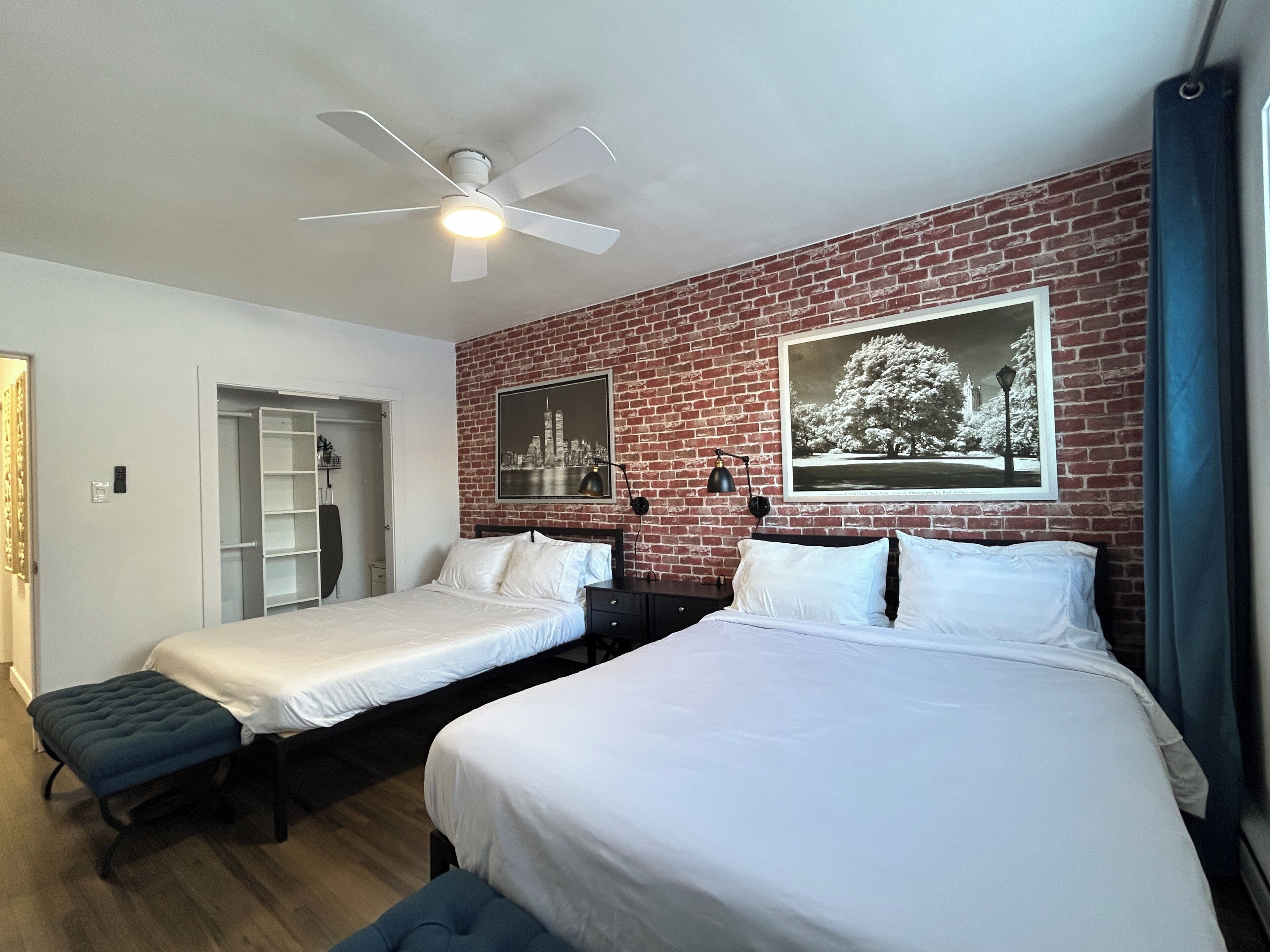 Fer et planche à repasser, Wi-Fi, draps fournis