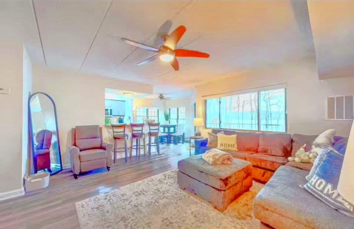 TV connectée, cheminée