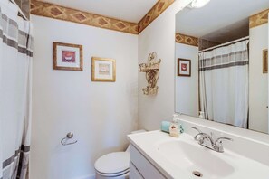 シャワー、ヘアドライヤー、タオル、シャンプー