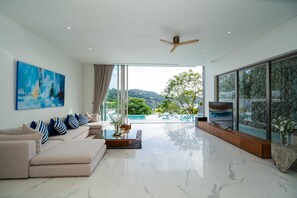 Premier Villa, Sea View | Living area - Sea Theatre Kata (Karon)