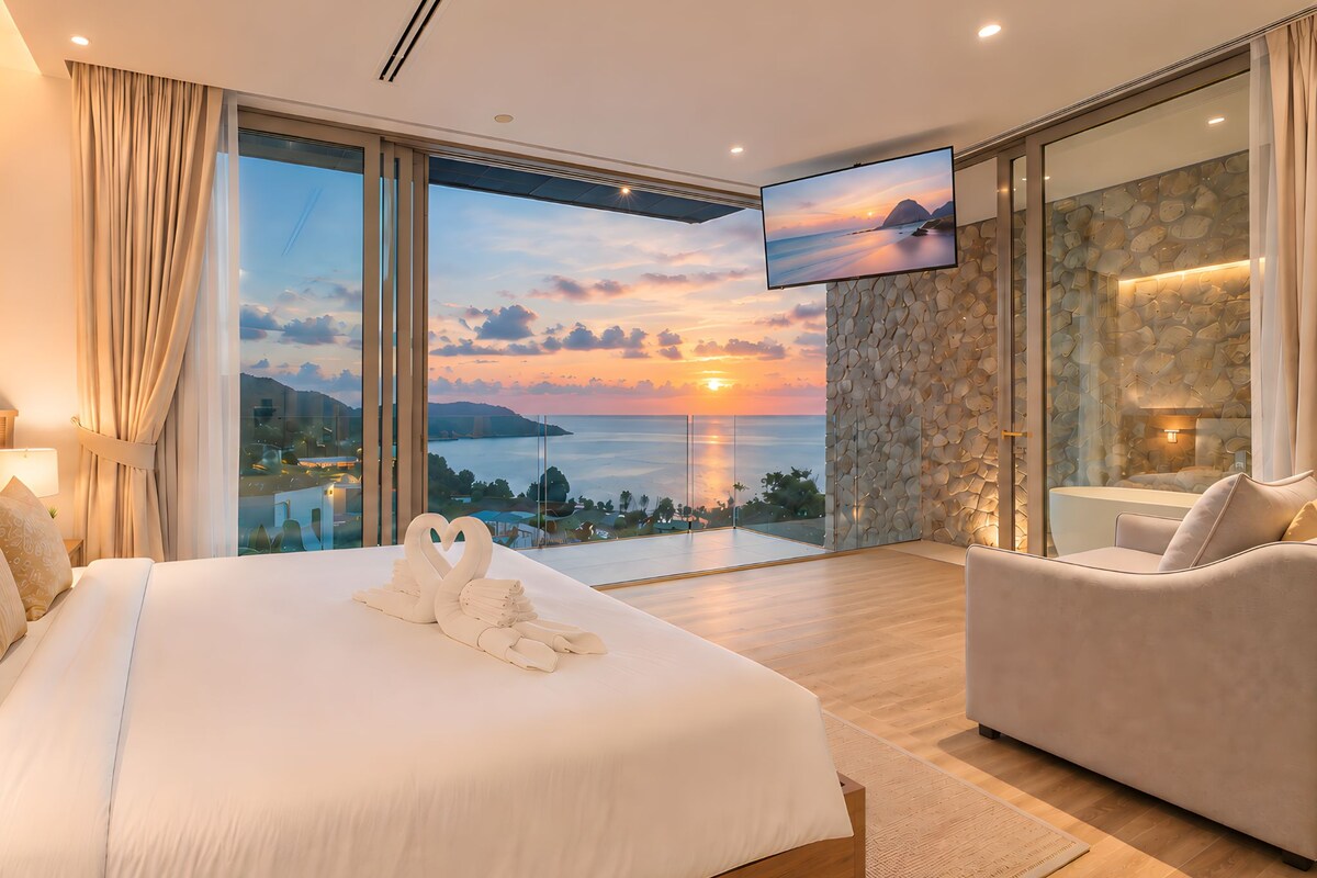 Villa Familiale, vue mer | Vue de la chambre