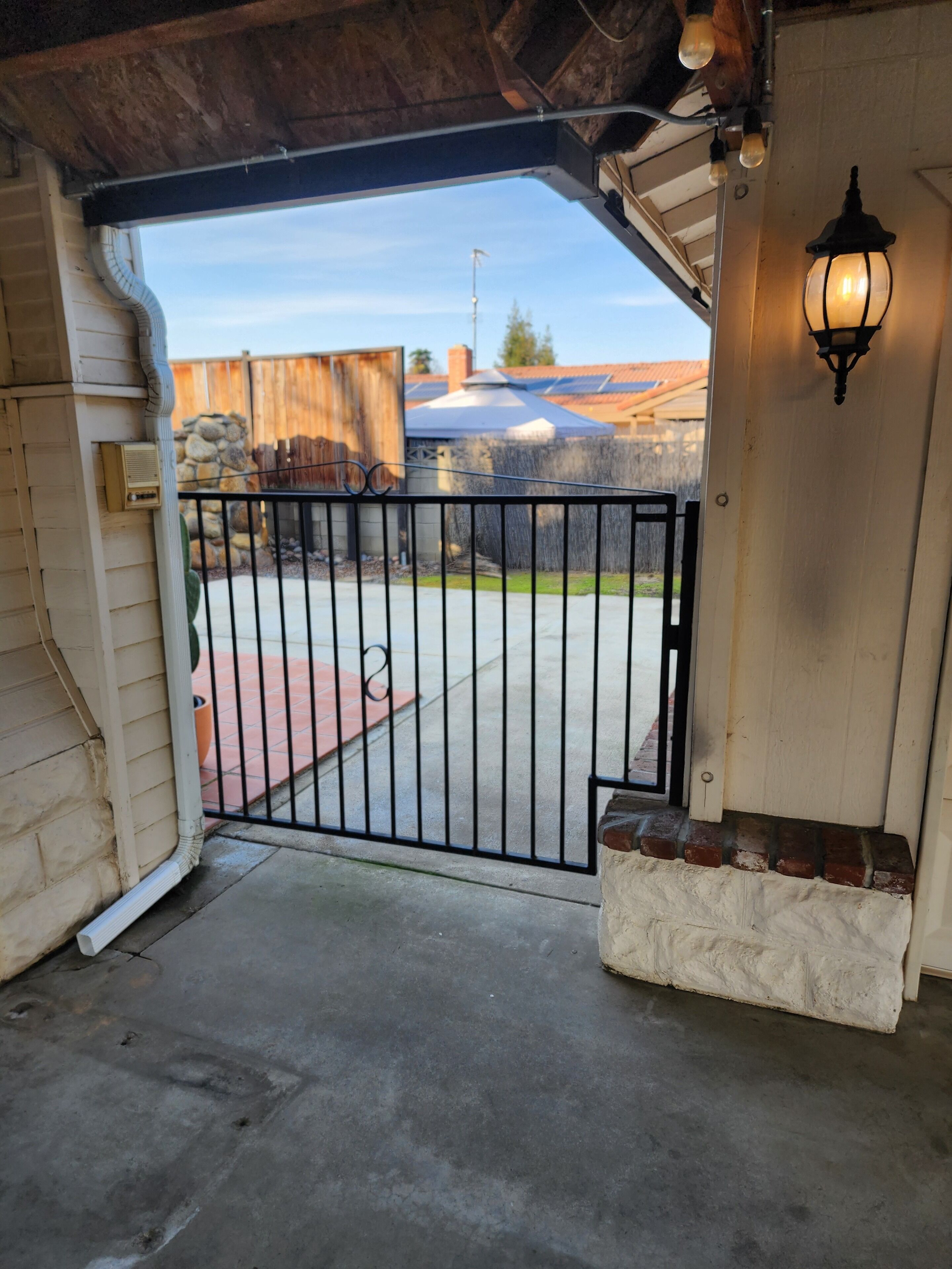 Enceinte de l’hébergement