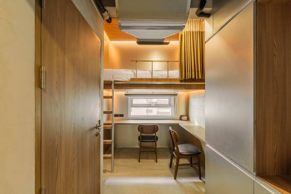 Triple Room, Multiple Beds, City View | Living area | Smart TV