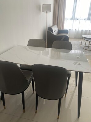 Family Apartment, Pool View | Dining - becentral residence i-city (Shah Alam)