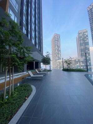 Terrace/patio - becentral residence i-city (Shah Alam)