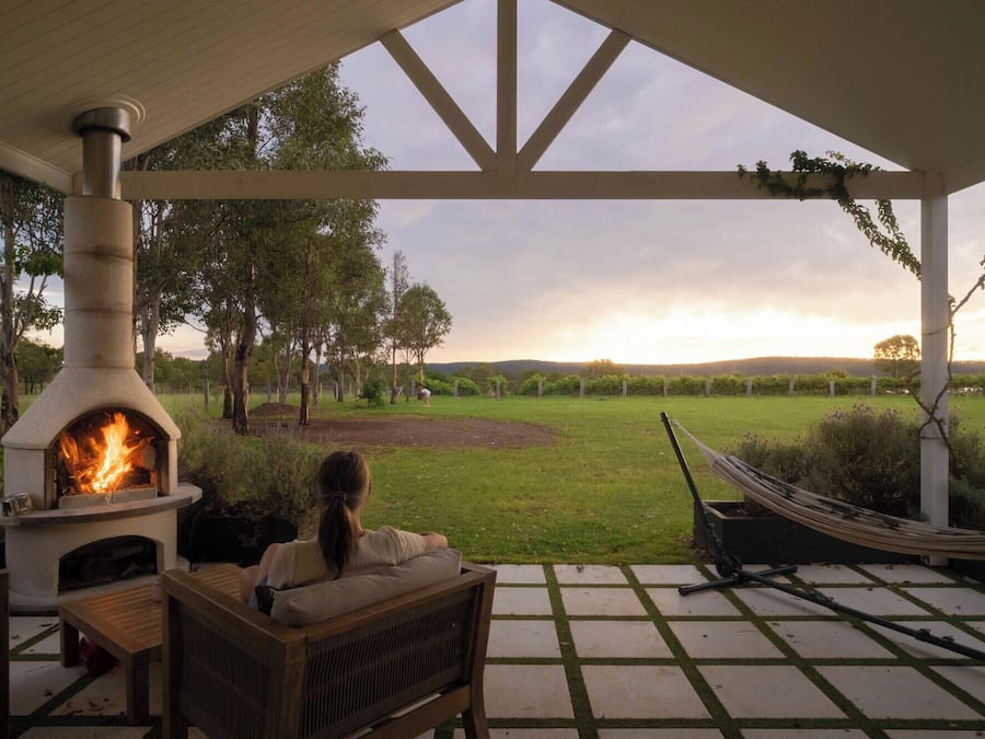 Luxury Cottage, Vineyard View | Terrace/patio