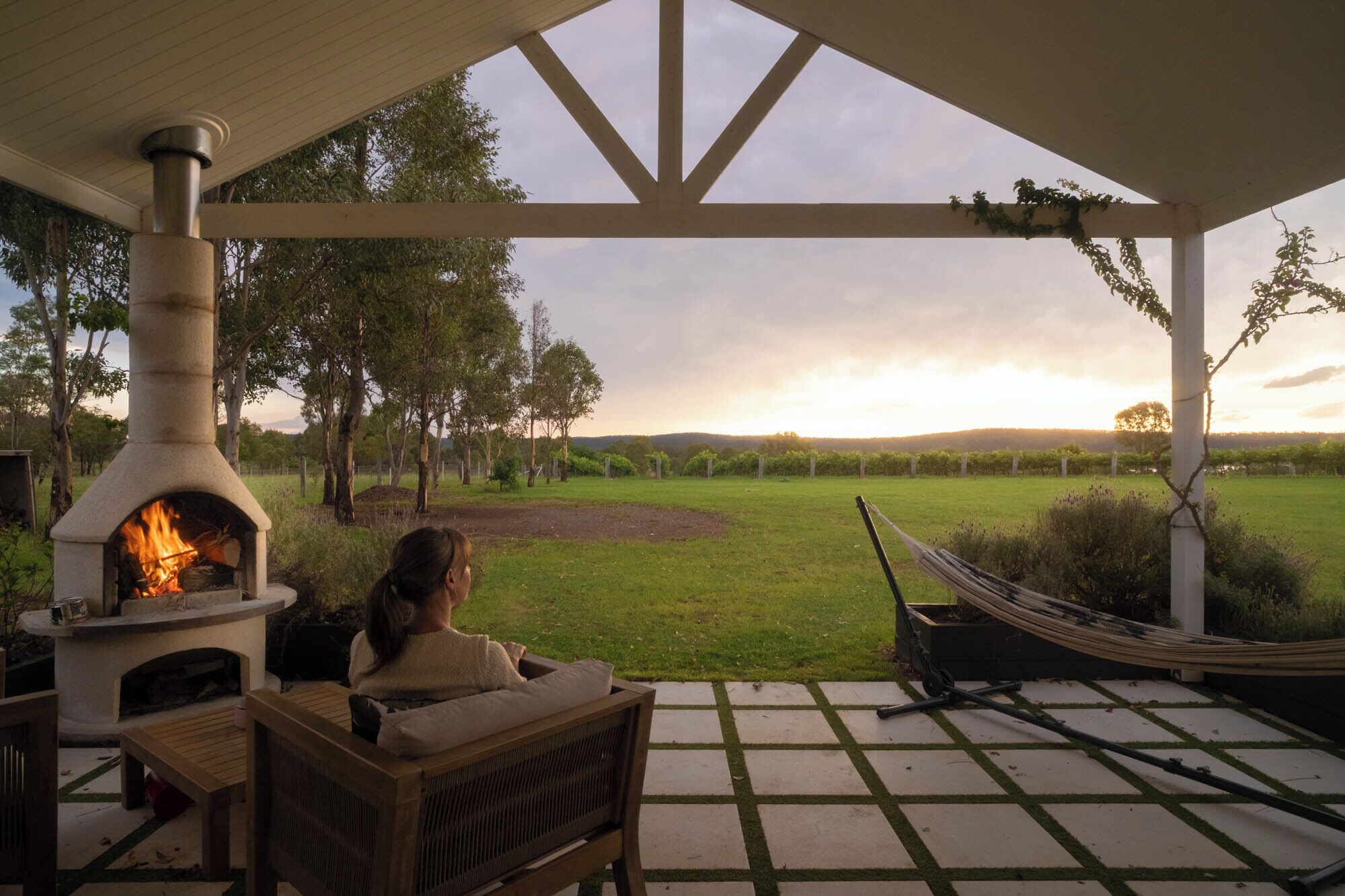 Luxury Cottage, Vineyard View | Terrace/patio