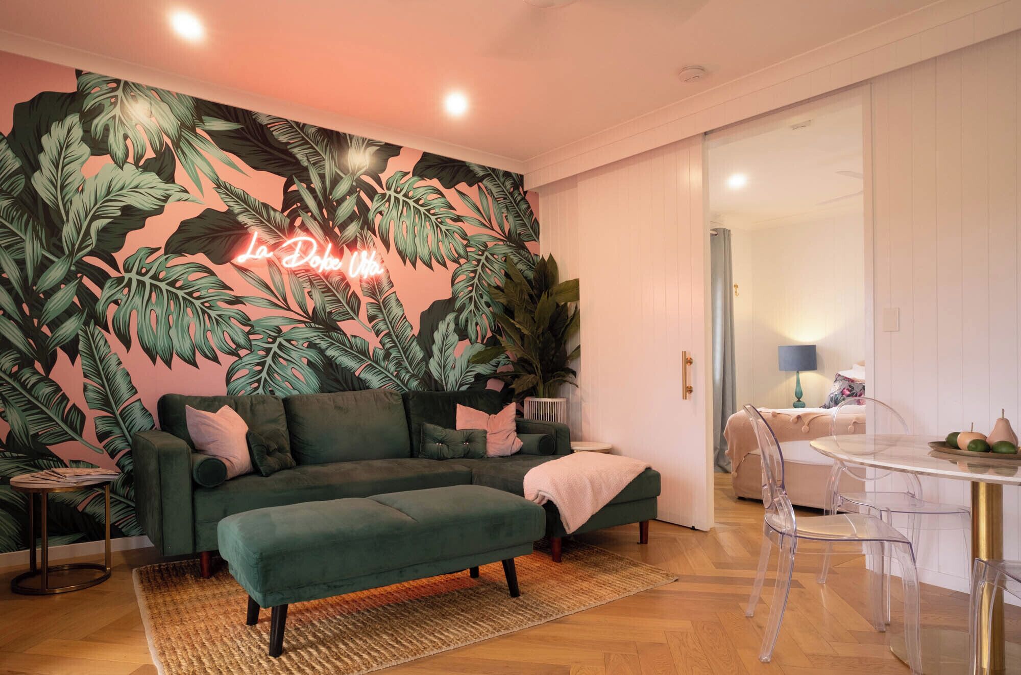 Cottage Luxury, vista vigneti | Area soggiorno