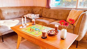 TV, fireplace, stereo - Lovely family home in quiet waterside setting (Otterup)