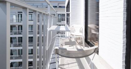 Studio confortable avec terrasse, vue magnifique