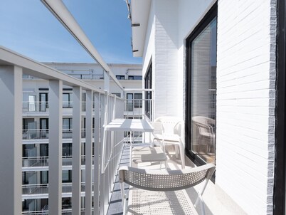 Cozy studio with terrace and stunning view